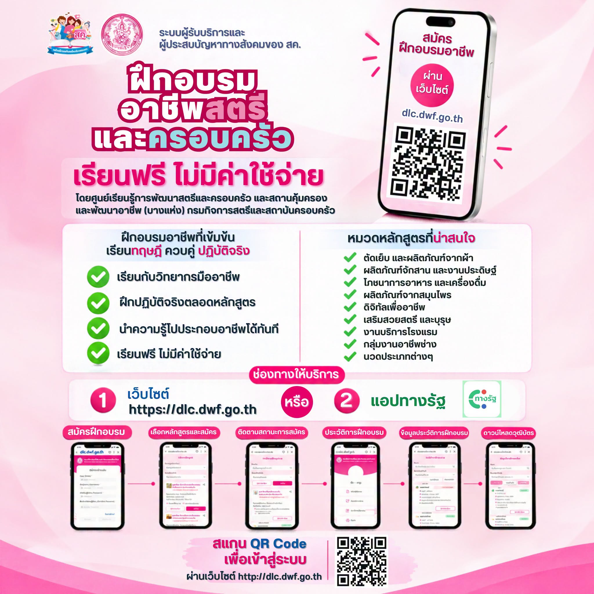 ฝึกอบรมอาชีพ สค